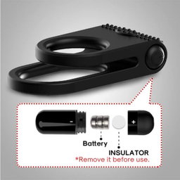Silicone Vibrator Penis Ring Cock Ring Sex Toys For Men Erection Dual Ring
