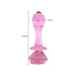Pink Crystal Comforter Anal Plug