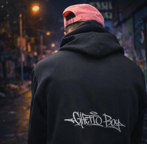Ghetto Boy hoodies black_1