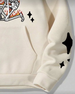 Skeleton print hoodie 