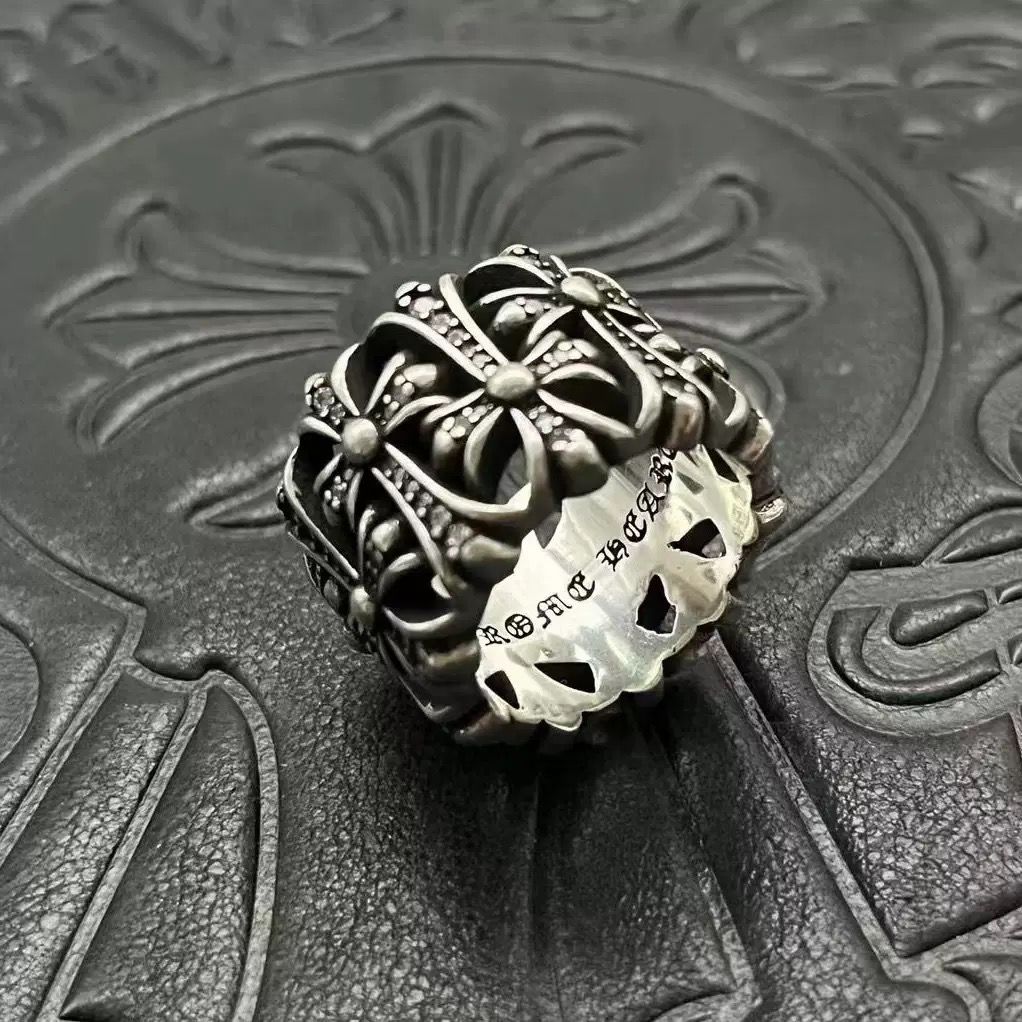 Bague Gothic Cross-Chrome_3