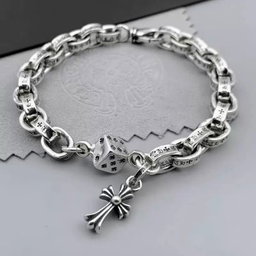 Bracelet Chain Cross – Chrome