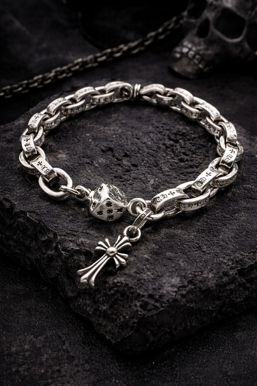 Bracelet Chain Cross – Chrome_2