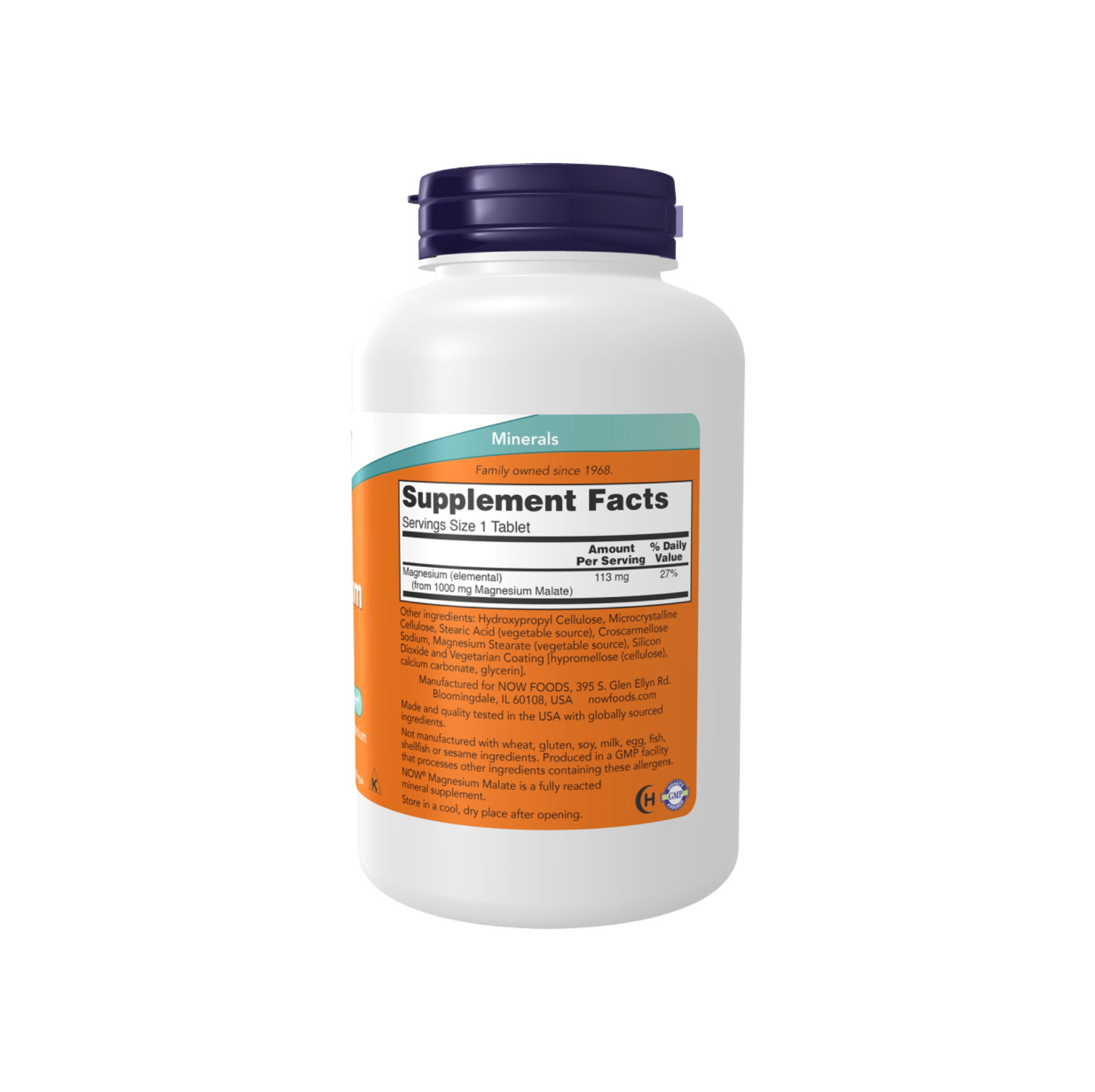 NOW - Magnesium Malate 1000 mg Tablets_2