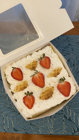 Square Strawberry Shortcake