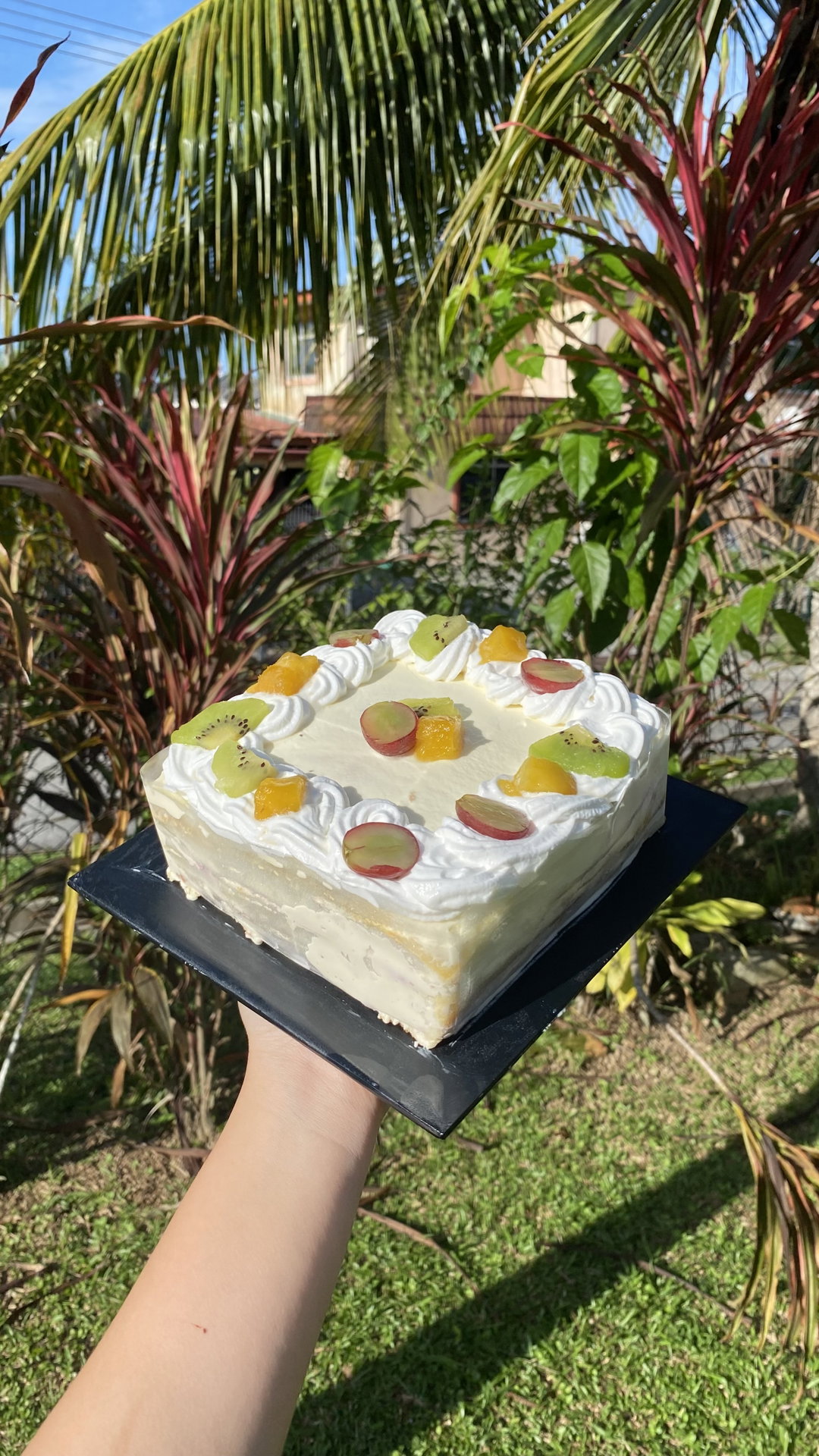 Square Fruit Cake
