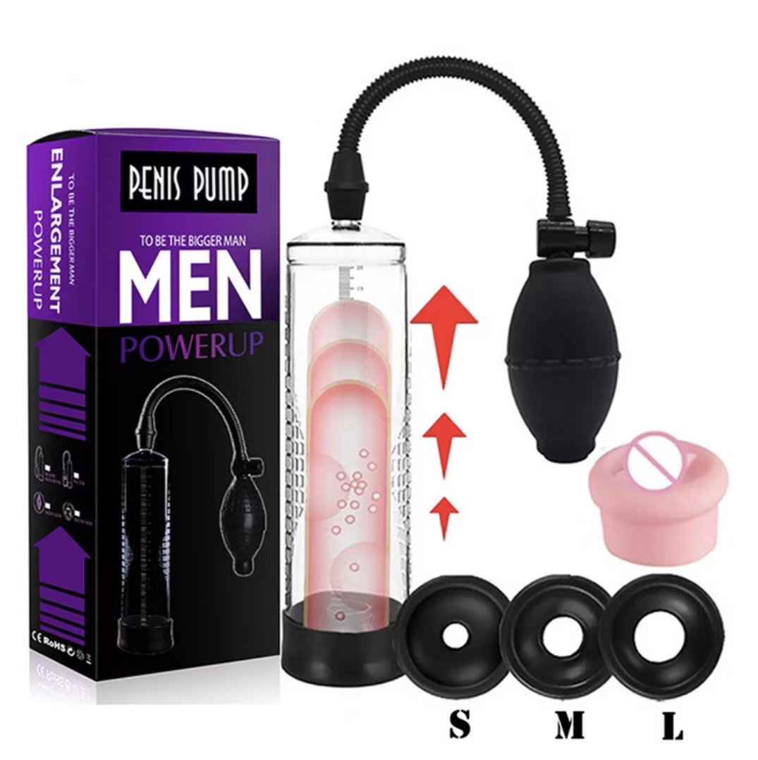 Male Penis Pump Manual Penis Enlarger Enhancement_0