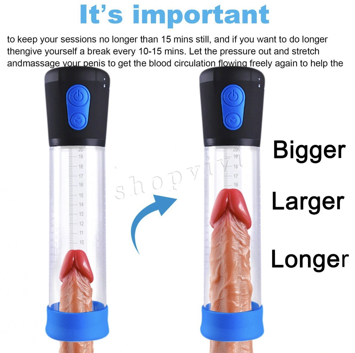 Electric Penis Pump Air Vacuum For Male Enhancement _1