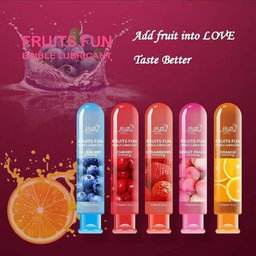 Fruits Flavor Lube Personal Lubricants Water Based Long Lasting Sex lube for Oral Sex Fantasy Strawberry Cherry Orange Peach Bleberry