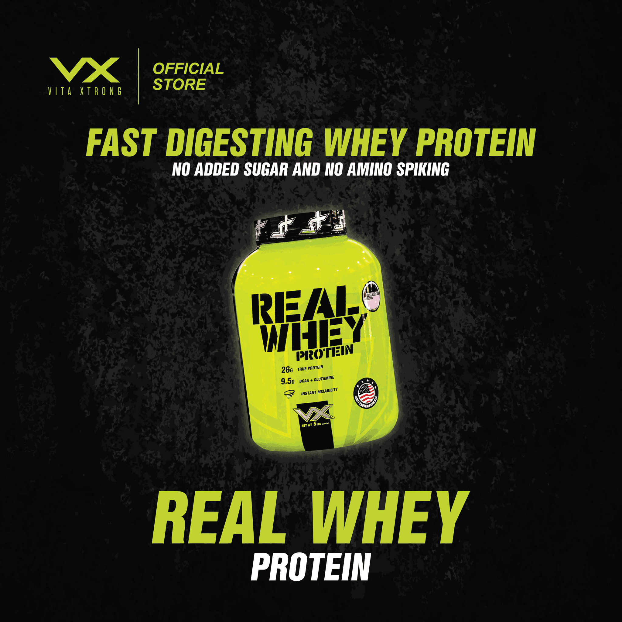 VITAXTRONG™ Real Whey Protein (2lbs/1kg) — Designed for Performance & Recovery | Lab-Tested • No Amino Spiking | Lean Muscle Growth_13