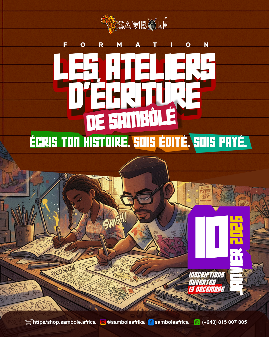 LES ATELIERS D'ÉCRITURE DE SAMBOLÉ 