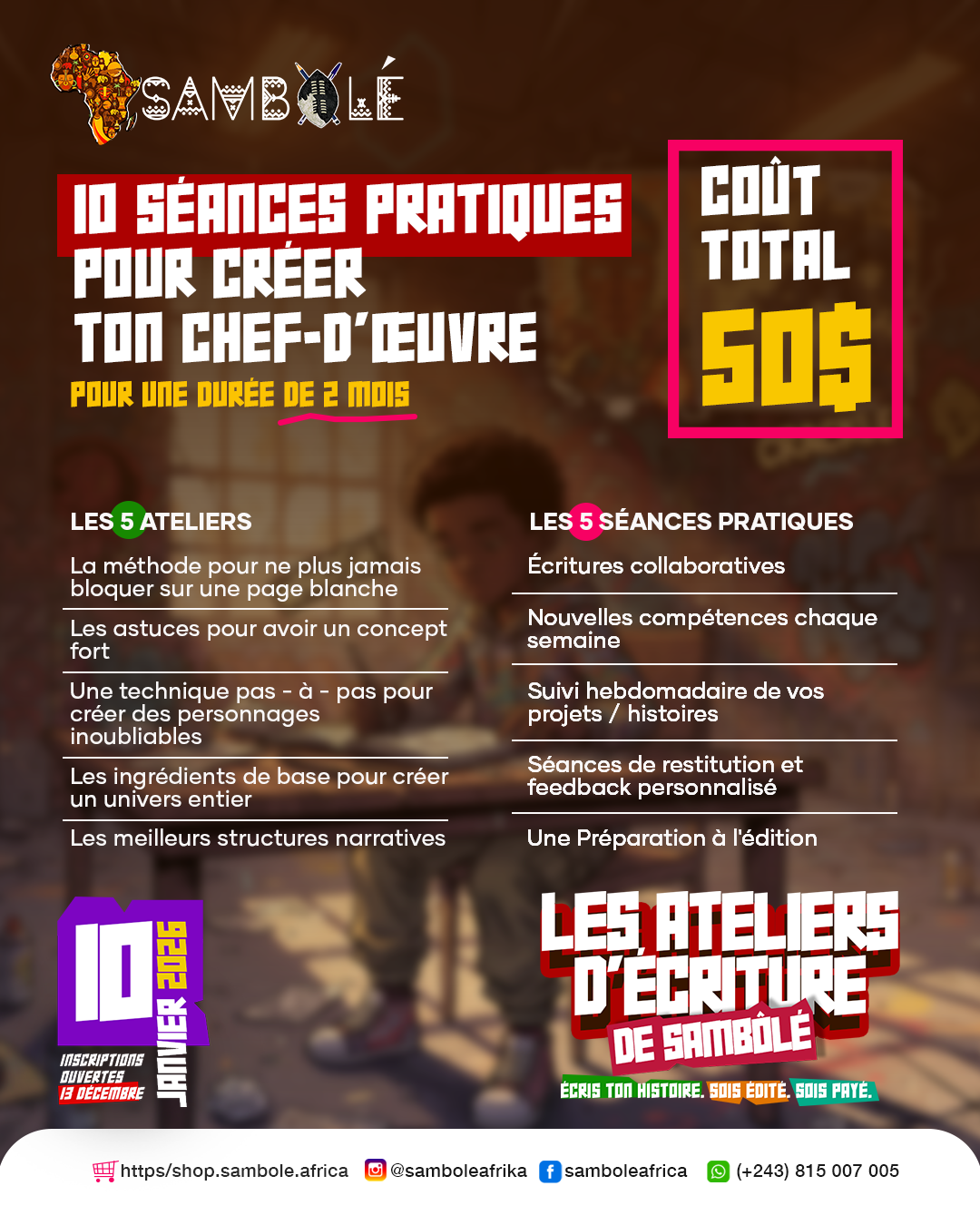 LES ATELIERS D'ÉCRITURE DE SAMBOLÉ _1