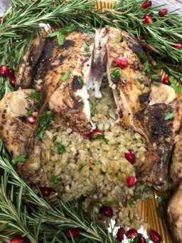 Chicken Stuffed Frikeh (Uncooked)
