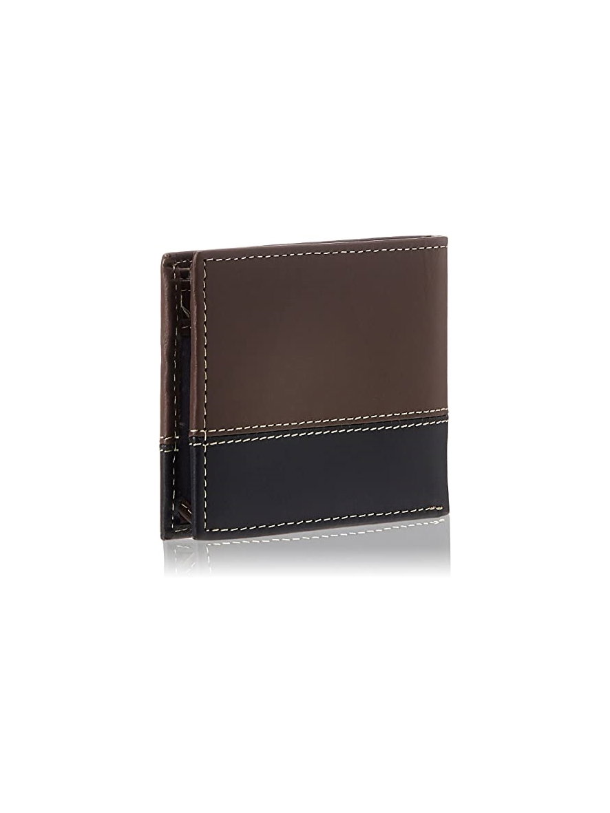 Timberland Men's Leather Passcase Bifold Wallet Hybrid_1