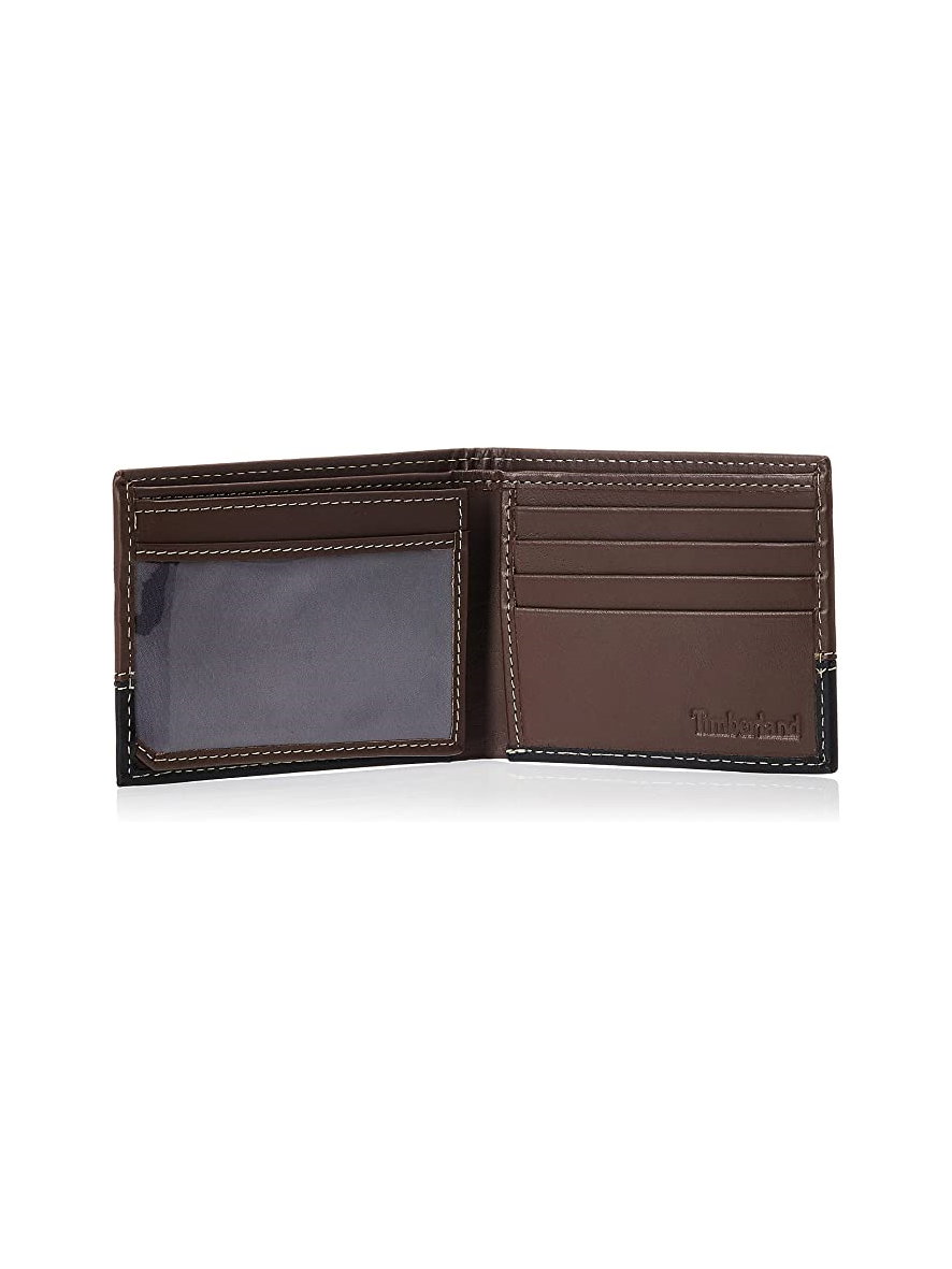 Timberland Men's Leather Passcase Bifold Wallet Hybrid_2