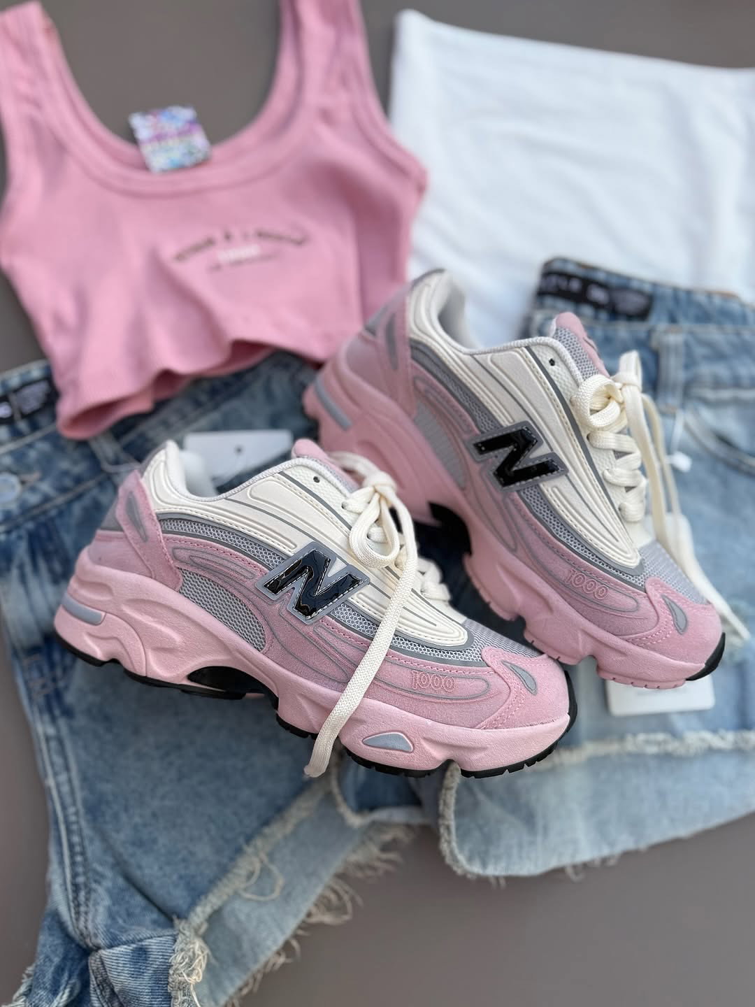 New Balance 1000 “Real Pink/Sandstone”_2