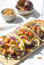 Mini tacos - crevette (x6)