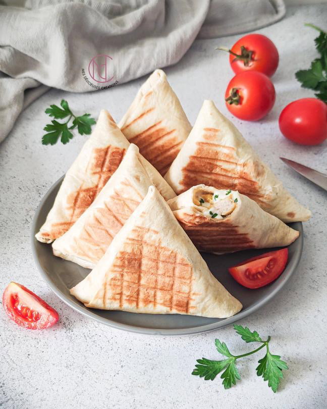 Mini tacos - poulet pané (x6)
