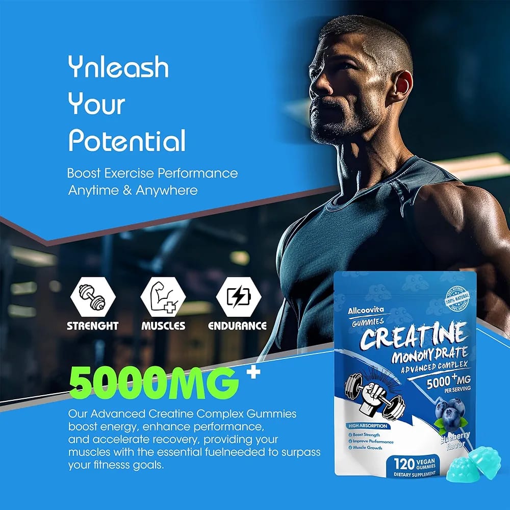 Creatine Monohydrate Gummies- for Men & Women_2