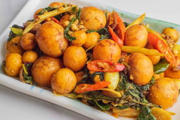 កន្សោម​ពងមាន់​ឆាក្ដៅ​