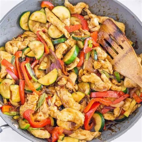 Stir-Fried Chicken With Vegetables