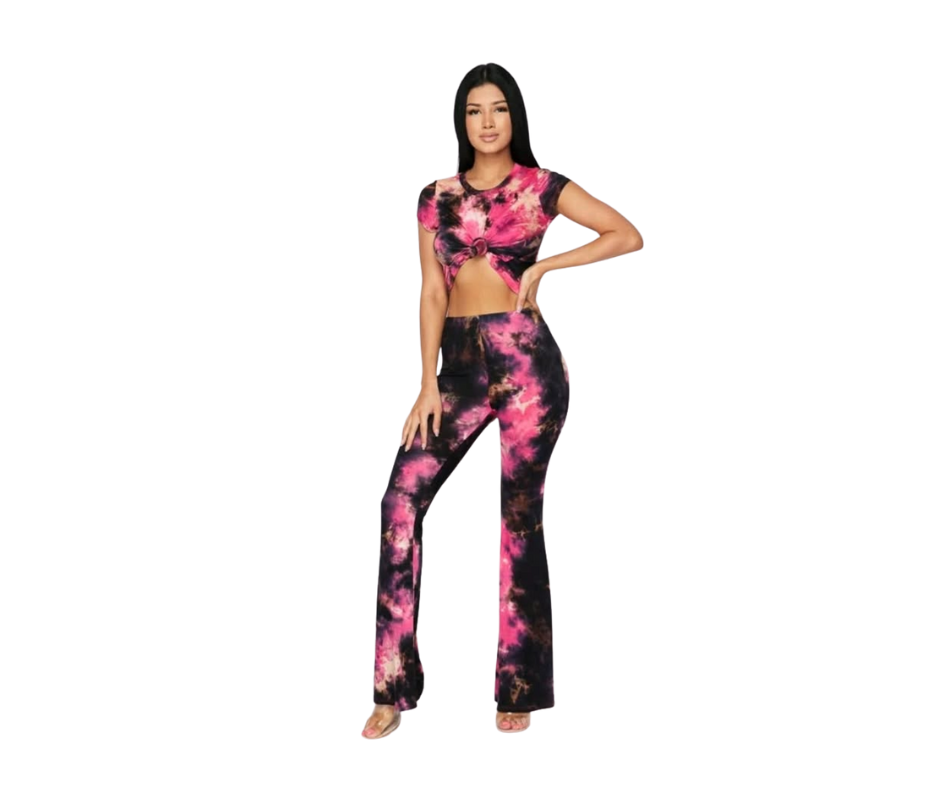 BETTER BE Tie-Dye Pants Set