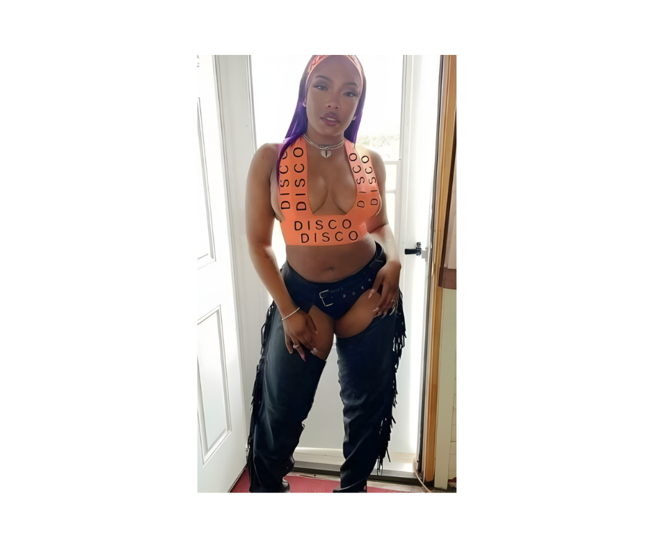 Orange Wrap Chest Crop Top