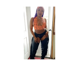 Orange Wrap Chest Crop Top