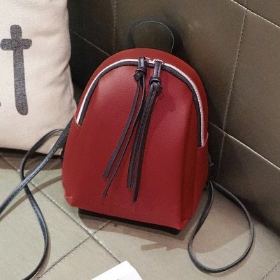 Red Mini Multifunctional Backpack