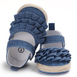 Denim New Born Sandals