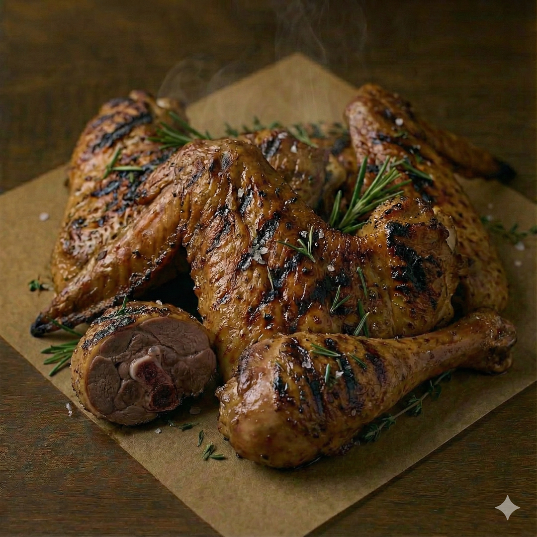 Grilled Turkey Pieces (2 kg)
