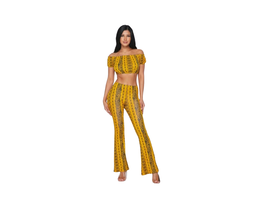 BETTER BE Crop Top Pants Set