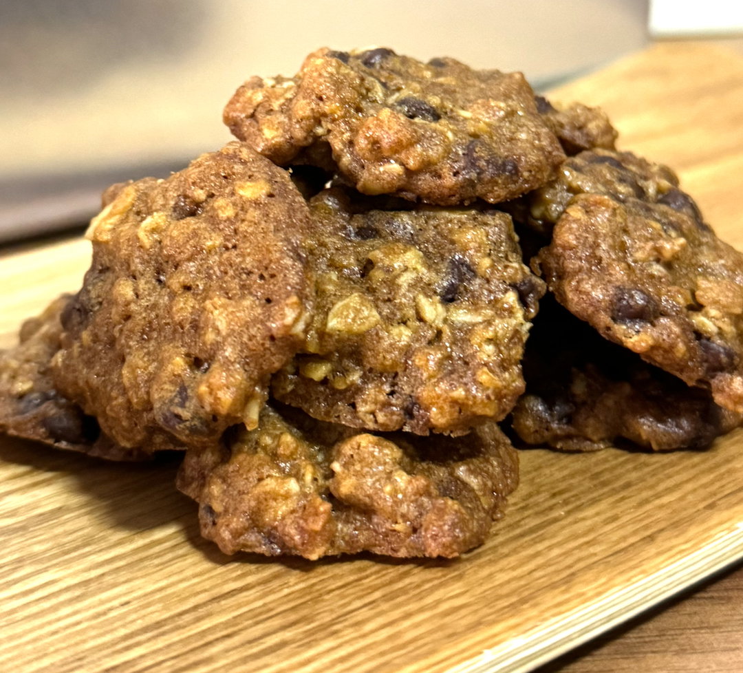 Lychee Oatmeal Chocolate Chip Cookies
