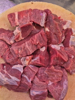 Beef rendang, leg of beef