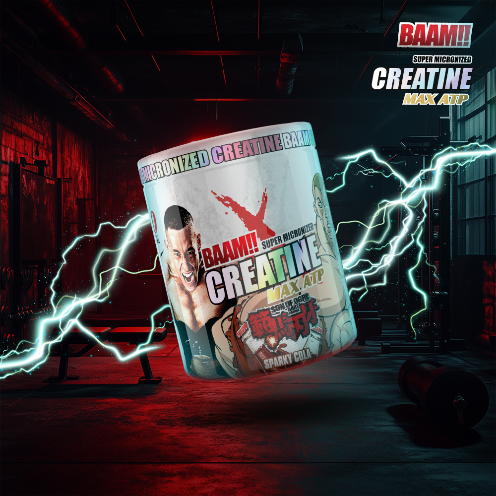 BAAM!! Creatine Monohydrate MAX ATP 500 (300g) | Super Micronized Powder, Muscle Strength & Recovery