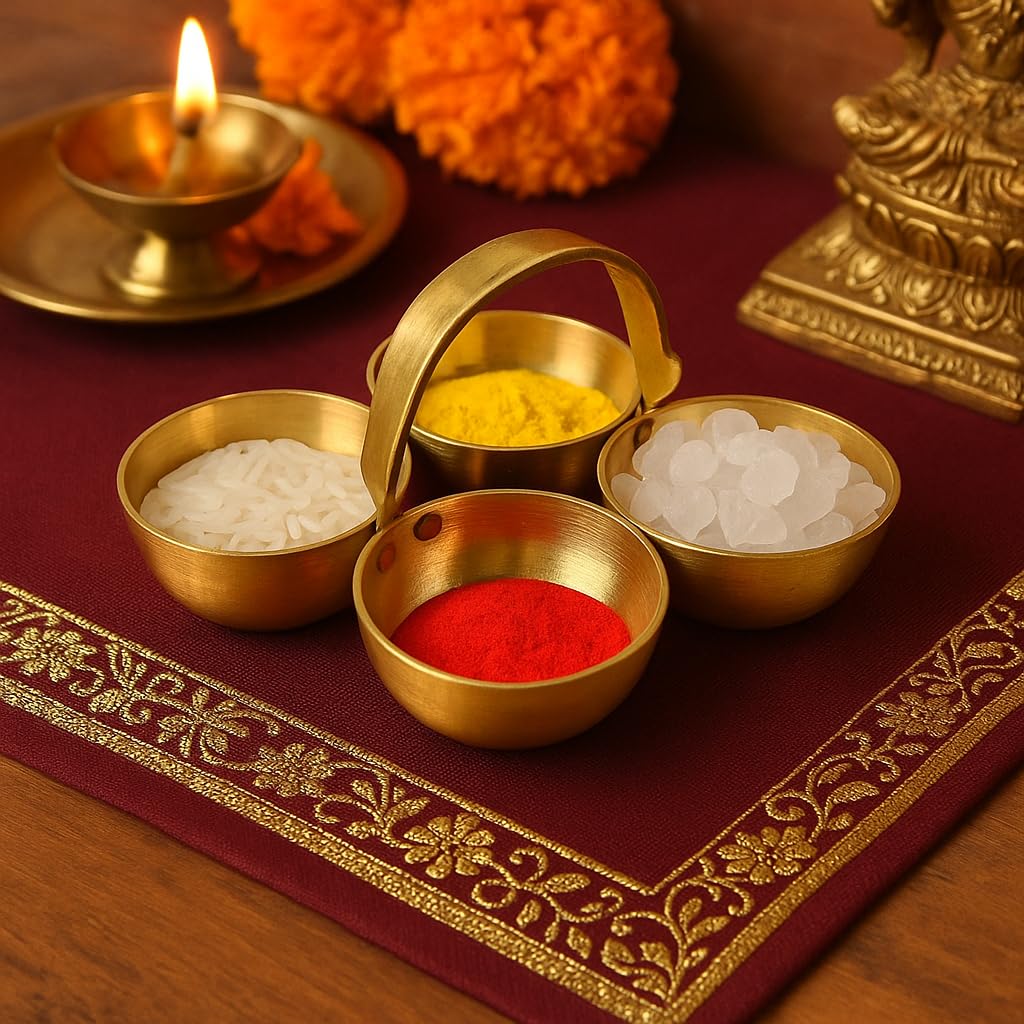  Pure Brass Small Pooja Roli