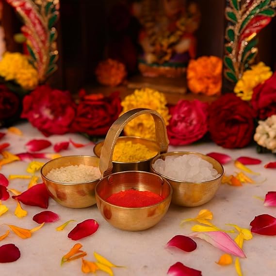  Pure Brass Small Pooja Roli_1
