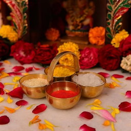  Pure Brass Small Pooja Roli