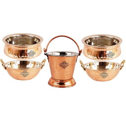  Copper Serving Set  of 5pcs