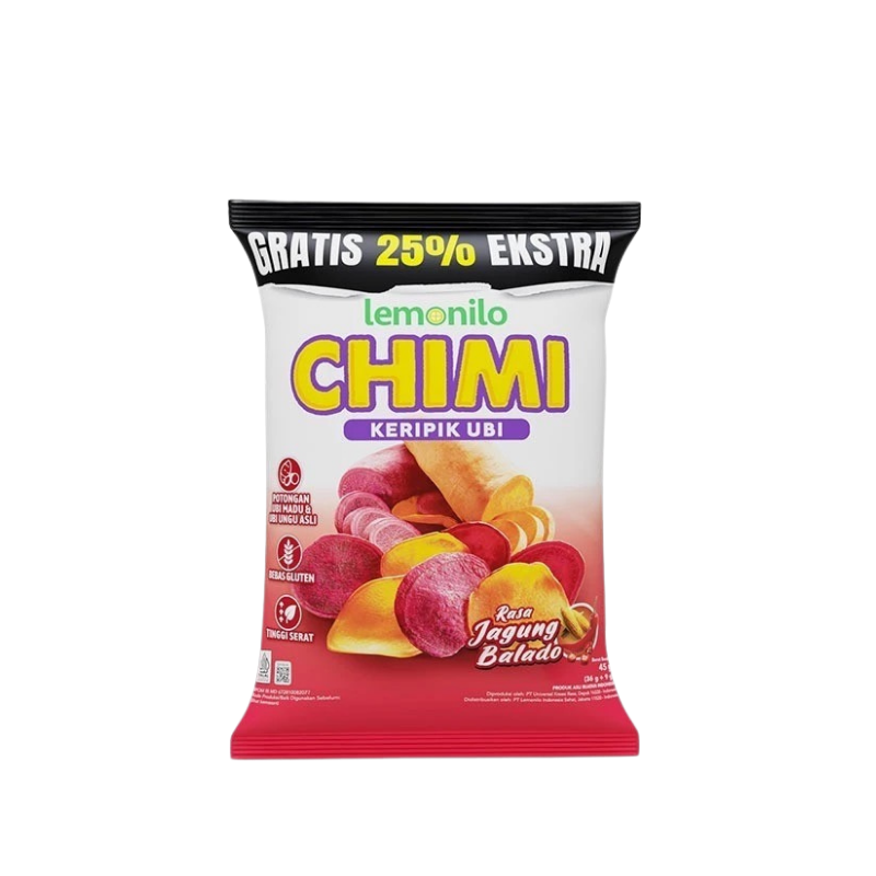 Chimi Lemonilo Keripik Ubi Rasa Jagung Balado 41gram_0