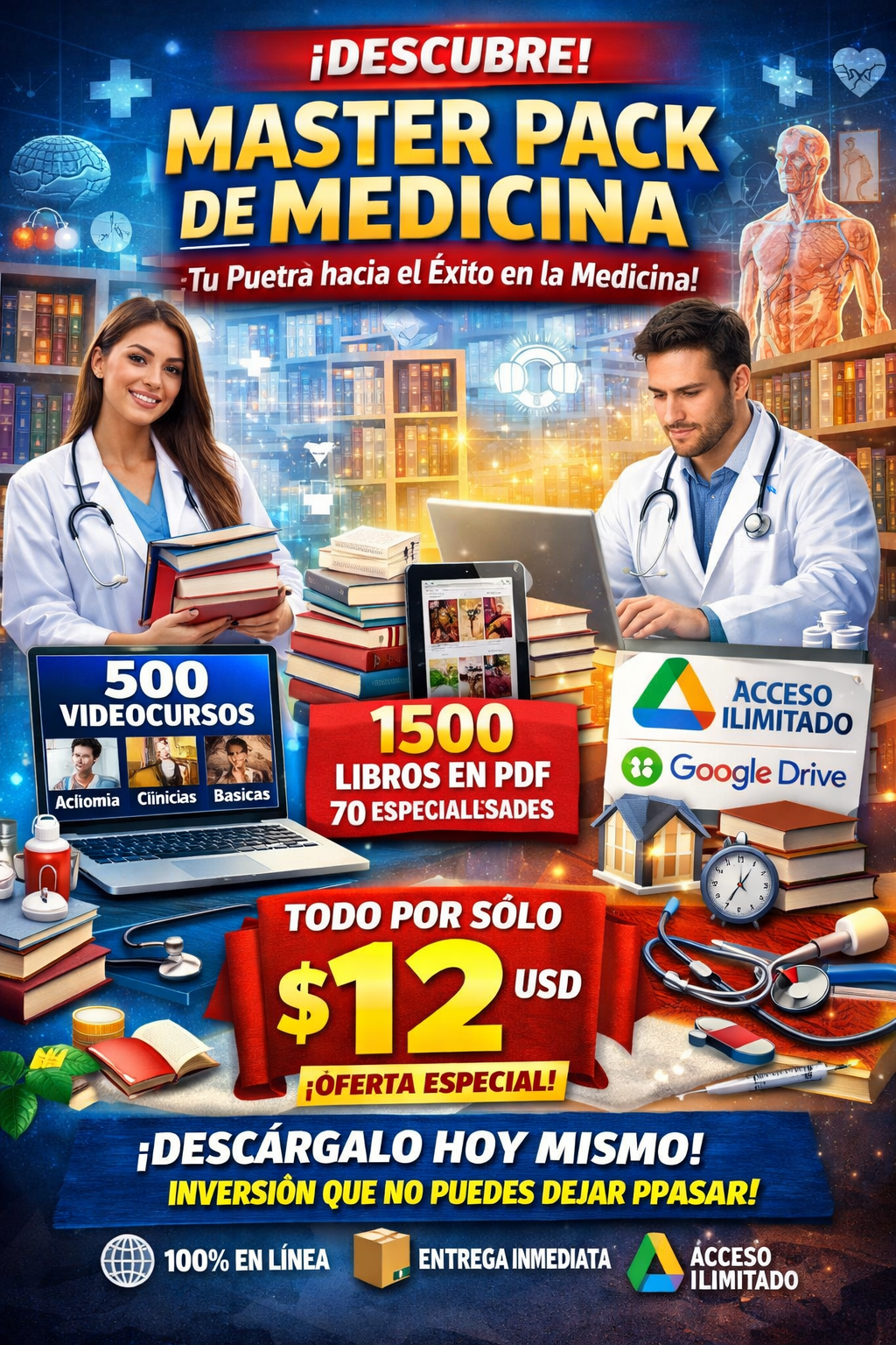 MASTER PACK DE MEDICINA
