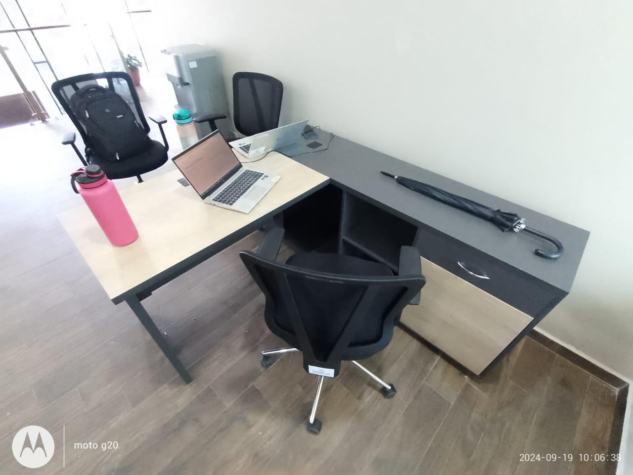 Escritorio En L semi Ejecutivo 160 cm frontal _2