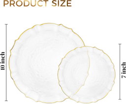 Disposable plates - Modele 2 10.5 inch Plates ONLY