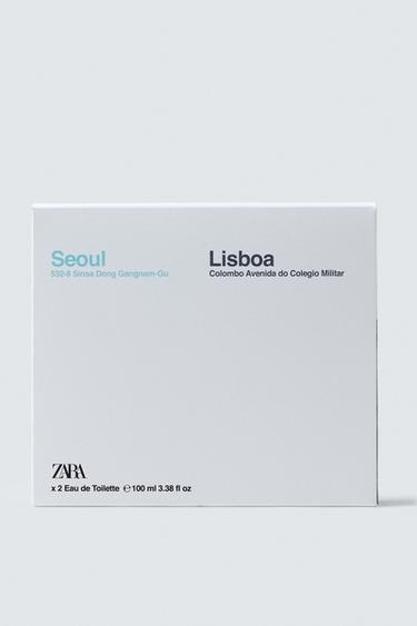 Duo eau de toilette SEOUL & LISBOA (boîtier blanc)_0
