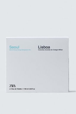 Duo eau de toilette SEOUL & LISBOA (boîtier blanc)
