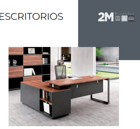 Escritorio Semi Ejecutivo en L 