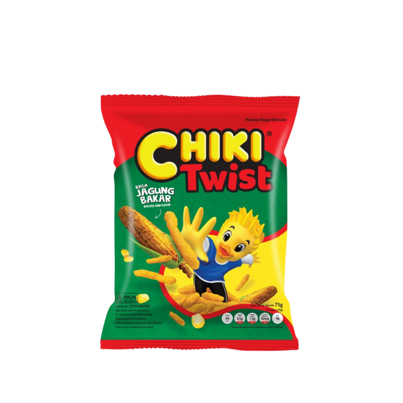 Chiki Twist Rasa Jagung Bakar 75gram