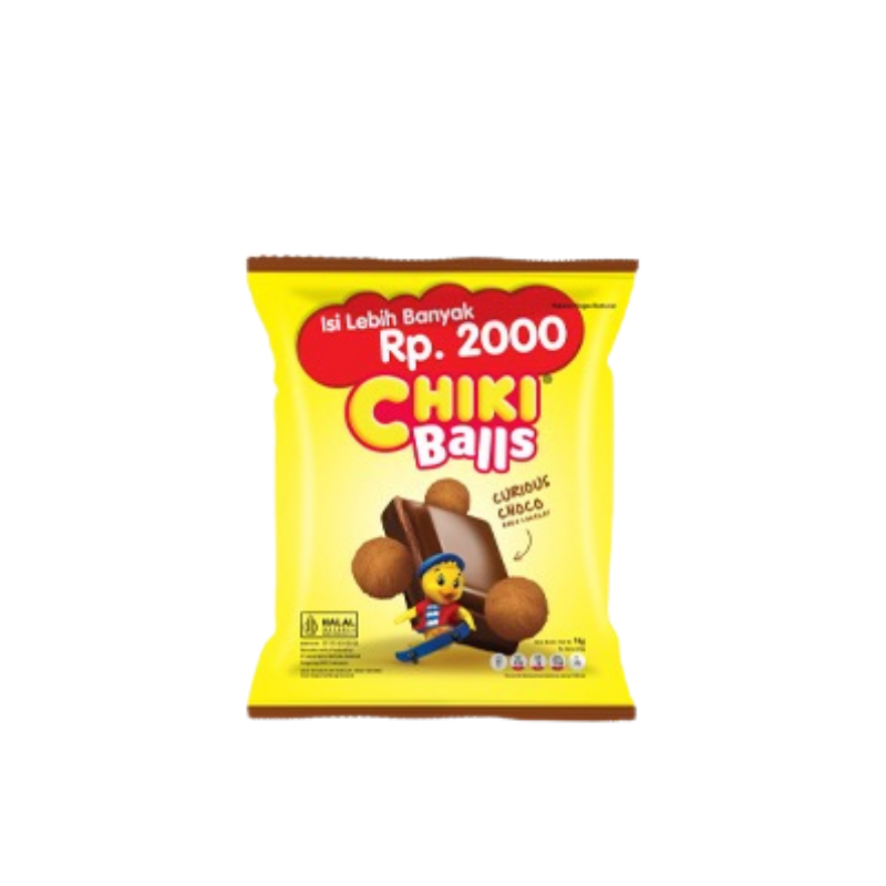 Chiki Balls Curious Choco Rasa Cokelat 16gram
