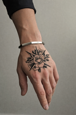 anclado a flor