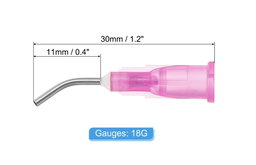 Pre curved Needle 18g 10 pcs